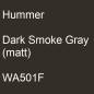 Preview: Hummer, Dark Smoke Gray (matt), WA501F.